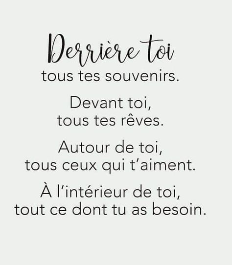 French Quotes About Life, Phrase Positive, Spiritual Vision Board, French Quotes, Happy Words, Positive Mind, Daily Motivation, Positive Attitude, Positive Thoughts