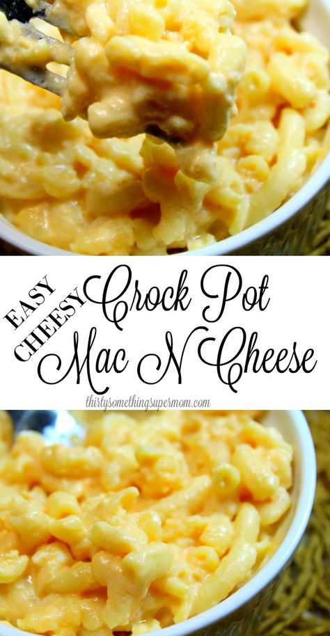 Crock Pot Mac N Cheese, Mac N Cheese Crockpot, Slow Cooker Macaroni And Cheese Recipe, Slow Cooker Macaroni And Cheese, Slow Cooker Macaroni, Crockpot Mac N Cheese Recipe, Crock Pot Mac, Crockpot Side Dishes, Crockpot Mac And Cheese