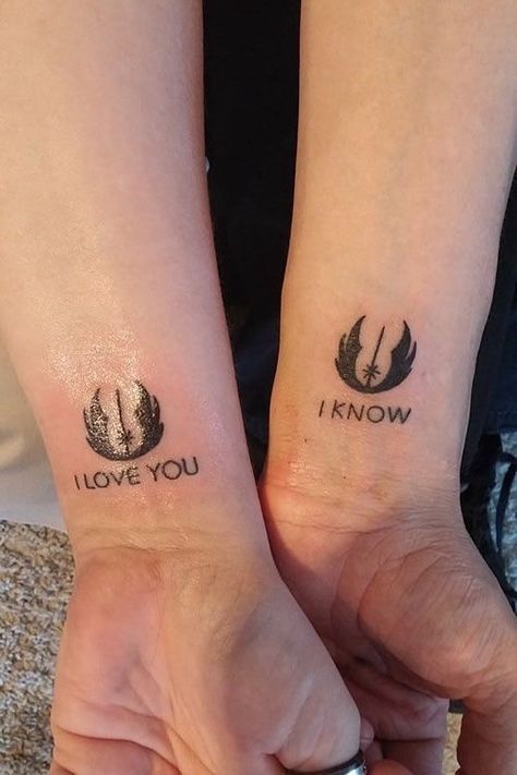 Couple Tats, Matching Disney Tattoos, Simple Couples Tattoos, Disney Couple Tattoos, Free Tattoo Fonts, Star Wars Tattoo Sleeve, Tattoo Ideas For Couples, Infinity Tattoos For Couples, Queen Tattoos