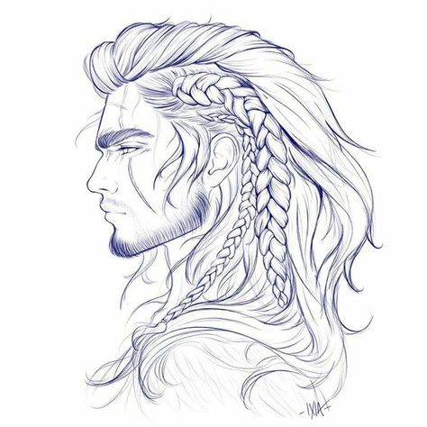 Hair Reference, How To Draw Hair, A Drawing, Pencil Art, Art Drawings Sketches, Fantasy Character Design, 그림 그리기, Character Design Inspiration, Drawing Inspiration