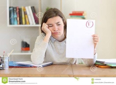 Sad student showing failed exam. Sad student showing a failed exam to camera at #Sponsored , #Sponsored, #Ad, #student, #camera, #exam, #Sad Failed Exam, Exam Marks, Happy Learning, Wake Up Early, Peace Illustration, How To Wake Up Early, O Clock, Fails, Art Reference