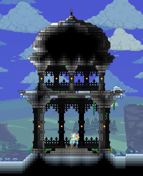 Terraria Underground, Terraria Castle, Terrarium Base, Terraria House Ideas, Terraria House Design, Pixel Art Games, Terraria, Building Structure, Terrarium