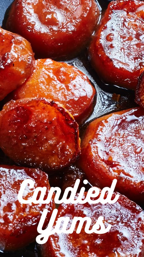 Southern Candied Sweet Potatoes Soul Food, Candies Sweet Potatoes Baked, Candies Yams Southern, Candies Yams Recipe, Southern Yams Candied Sweet Potatoes, Best Yams Thanksgiving, Baked Candy Yams Recipes Southern, Sweet Potato Candied Yams, Healthy Candied Yams