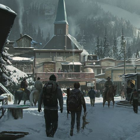 The Last Of Us Jackson, Last Of Us Part 2, Apocalypse World, Jackson Wy, Concept Draw, Jackson Wyoming, Jackson County, The Last, Post Apocalypse