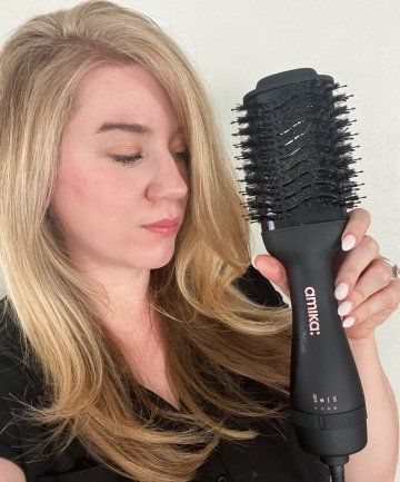 When I heard that Amika was launching the Hair Blow Dryer Brush, $100, a device that promised all the above, while also combating frizz for a salon-level blowout, I was super eager to try it myself. Hairbrush Blow Dryer, Hair Blow Dryer Brush, Amika Hair, Blow Dryer Brush, Amika Hair Products, Best Acne Products, Hair Blow Dryer, Dryer Brush, Blow Dry Brush