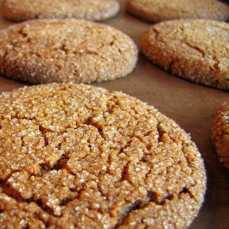 Big Soft Ginger Cookies, Soft Ginger Cookies, Soft Gingerbread, Molasses Cookies Recipe, Ginger Molasses, Soft Gingerbread Cookies, Cozy Afternoon, Ginger Molasses Cookies, Molasses Cookies