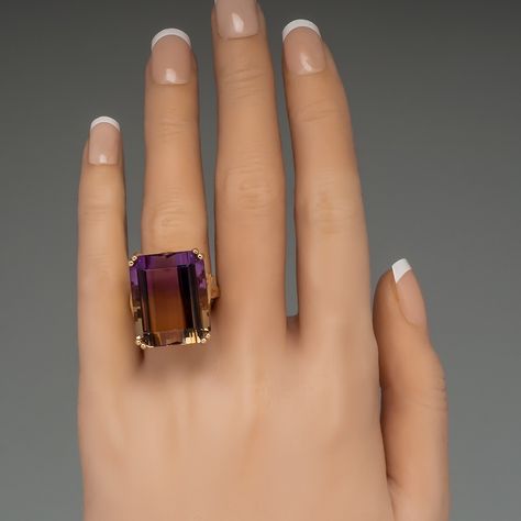 Gem Stone Ring, Stone Rings For Men, Amethyst Ring Vintage, Inexpensive Jewelry, Citrine Jewelry, Ring Settings, Best Engagement Rings, Antique Ring, Bridal Jewellery Indian