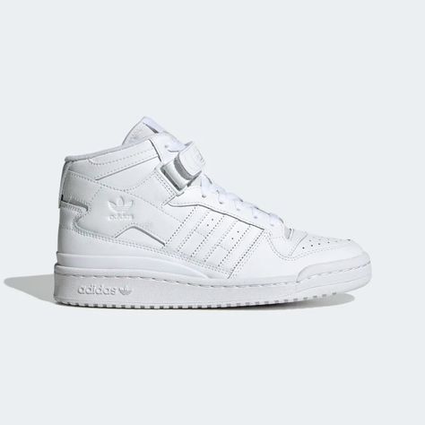 Forum Mid Shoes, Adidas Forum Mid, Mid Shoes, Adidas Forum, Adidas Sneaker, Basketball Sneakers, Trainer Sneakers, Womens Basketball, White Trainers