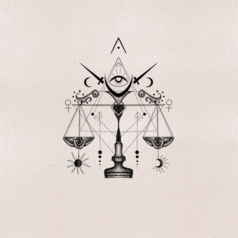 Scales Balance Tattoo, Powerful Meaning Tattoos Men, Libra Scales Art, Scale Balance Tattoo, Egyptian Scales Of Justice Tattoo, Scale Tattoo Balance, Life Balance Tattoo, Scales Tattoo Balance, Justice Scales Tattoo