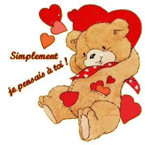 Calin Gif, Love French, Dessin Adorable, Cute Animals, Teddy Bear, Gif, Disney, Animals, Anime