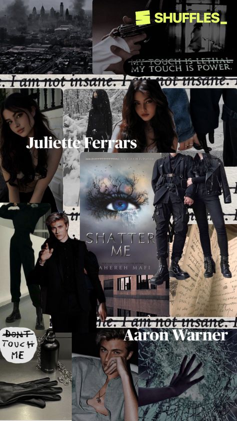 Créé par book_aesthetic_lover sur Shuffles Shatter Me Book Order, Shatter Me Aesthetic Book Cover, Book Posters Shatter Me, Shatter Me Series Quotes Wallpaper, Shatter Me Aesthetic Book 1, Shatter Me Aesthetic Collage, Books And Pens Photography, Holmes Movie, Shatter Me Quotes