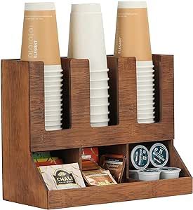 K Cup Coffee Station, Tea Station Office, Tea Cart Ideas, Dorm Aesthetic, Tea Boxes, Presentation Board Design, Tea Station, Seasoning Rack, Bamboo Products