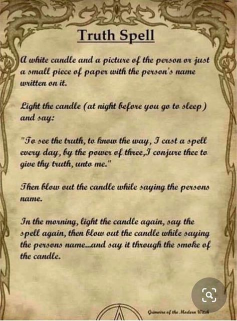 Candle Work, Truth Spell, Wicca Recipes, Spells That Actually Work, Powerful Spells, Witchcraft Spells For Beginners, Passionate Romance, Easy Love Spells, Good Luck Spells