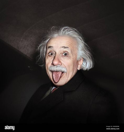 Albert Einstein Tongue Out, Albert Instine, Einstein Meme, Einstein Tongue, Albert Einstein Photo, Colorized Historical Photos, Tupac Wallpaper, Diy Perler Bead Crafts, Gear 5