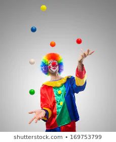 Clown Images, Stock Photos & Vectors | Shutterstock Clown Juggling, Clown Images, Juggling Balls, Funny Clown, Clowns Funny, Juggling, Mario Bros, Royalty Free Images, Circus