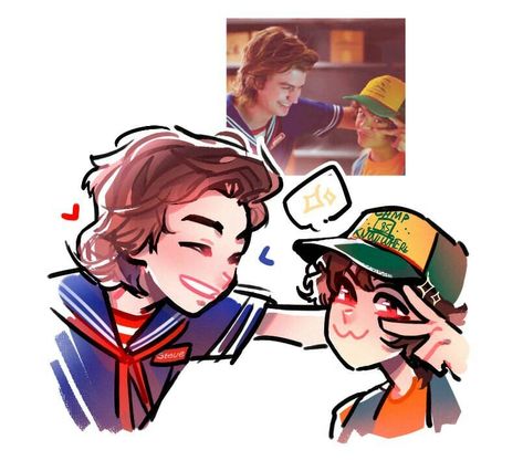 Dustin And Steve, Stranger Danger, Stranger Things Kids, Stranger Things Steve, Stranger Things Have Happened, Stranger Things Art, Stranger Things Characters, Stranger Things Aesthetic, Stranger Things Wallpaper