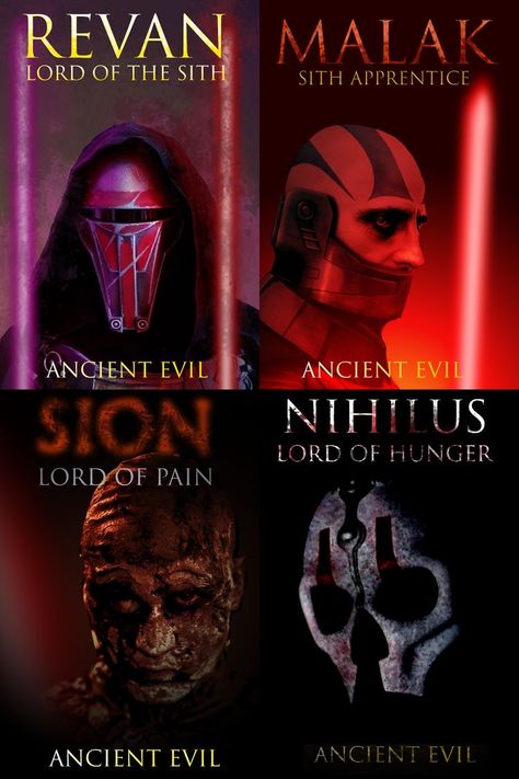 Revan Star Wars Art, Star Wars Revan, Dark Sith, Star Wars Old Republic, Star Wars Kotor, Star Wars Characters Poster, Star Wars Sith Lords, Darth Nihilus, Star Wars Dark Side