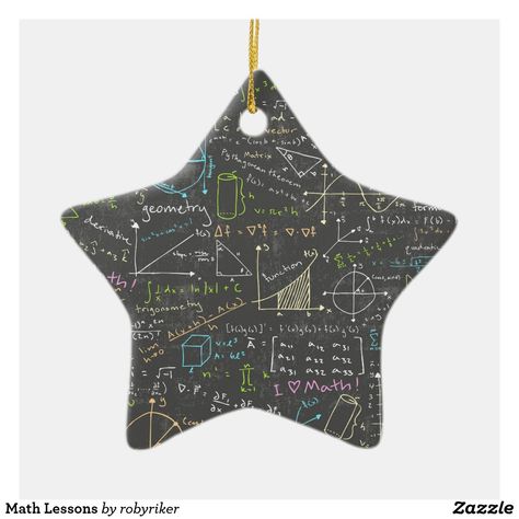 Math Ornaments, Math Christmas Ornaments, Affordable Teacher Gifts, Christmas Math Activities, Teacher Themes, Teacher Birthday, Christmas Chalkboard, Science Nerd, Christmas Math