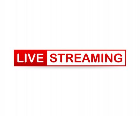 Red live streaming icon on white backgro... | Premium Vector #Freepik #vector #background Youtube Live Logo Png, Live Logo Design, Live Streaming Logo, Live Streaming Design, Logo Live, Logo Real Madrid, Youtube Poster, Gaming Profile, Youtube Birthday