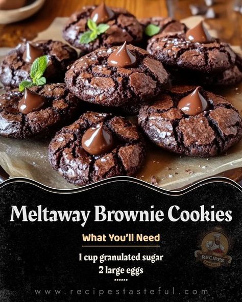 Tasteful Recipes Brownie Meltaway Cookies, Meltaway Brownie Cookies, Tasteful Recipes, Meltaway Cookies, Melt Recipe, Making Cookies, Ree Drummond, Pan Recipes, Recipe Community