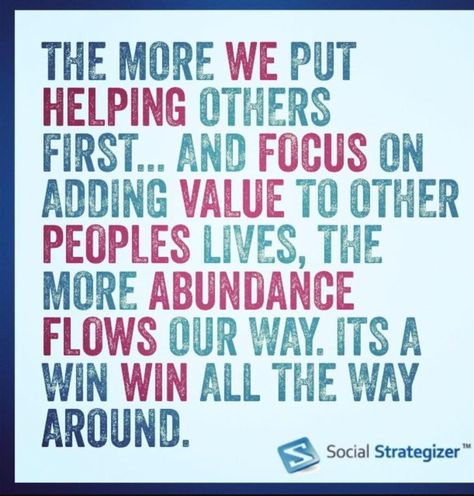 The more we put helping others first...and focus on adding value to other people's lives, the more abundance flows our way. It's a win win all the way around. Serena Williams Quotes, Best Business Quotes, Winning Quotes, Quote Of The Week, Boss Quotes, Leadership Quotes, Help Others, Encouragement Quotes, Business Quotes