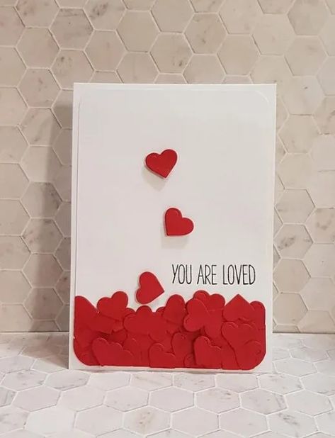 Valentines Day Cards Handmade Cute Ideas, Creative Valentine Cards, Paper Craft Greeting Cards, Handmade Valentine Gifts, Valentines Day Cards Diy, Valentines Day Cards Handmade, Diy Valentines Cards, Valentine Cards Handmade, Homemade Valentines