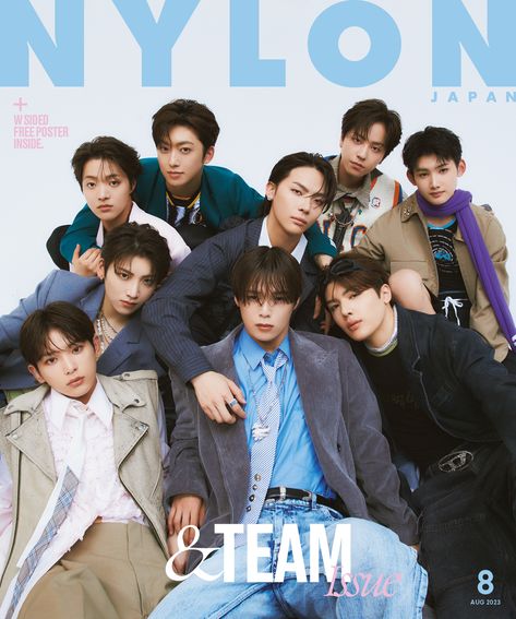 Music Industry Business, Nylon Japan, Team 8, Team Wallpaper, Nylon Magazine, Pop Posters, Free Poster, Kpop Posters, Team 7