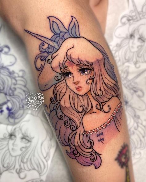 Amalthea The Last Unicorn Art, The Last Unicorn Tattoo Ideas, The Last Unicorn Makeup, Lady Rainicorn Tattoo, The Last Unicorn Amalthea, The Last Unicorn Aesthetic, The Last Unicorn Tattoo, Last Unicorn Tattoo, The Last Unicorn Art