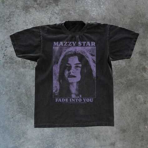 Mazzy Star FADE INTO YOU short sleeve black shirt unisex men women unisex Best Bands, Mazzy Star, Great T Shirts, Black T Shirt, Cool Bands, Exclusive Designs, Black Tshirt, Black Shirt, Plus Fashion