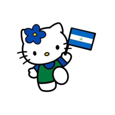 Holis Hello Kitty Wallpapers, Hello Kitty Beach, Kitty Cartoon, Hello Kitty Cartoon, A Flag, A Background, Nicaragua, Hd Images, Honduras