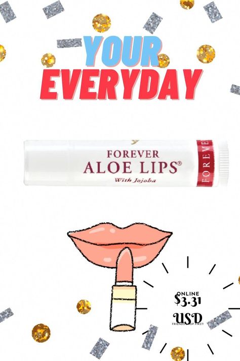 Aloe Vera Gel Forever, Forever Aloe Lips, Aloe Lips, Aloe Vera Benefits, Aloe Vera Skin Care, Instagram Font, Types Of Wax, Forever Aloe, Forever Living