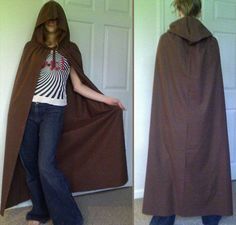 How To Make A Cape, Witch Costume Diy, Cape Tutorial, Disfraz Star Wars, Cloak Pattern, Diy Cape, Witch Costumes, Diy Kostüm, Witch Diy