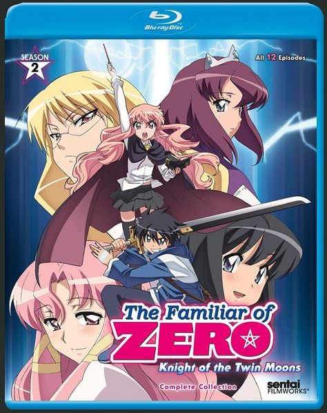 Now that the series has continued into the second season in the West, is The Familiar of Zero: Knight of the Twin Moons worth picking up from Sentai Filmworks? Check out our review inside to see what we think. Familiar Of Zero, The Familiar Of Zero, Rie Kugimiya, Anime List, Zero Wallpaper, Princess Pictures, Childhood Friends, Light Novel, Movie Poster