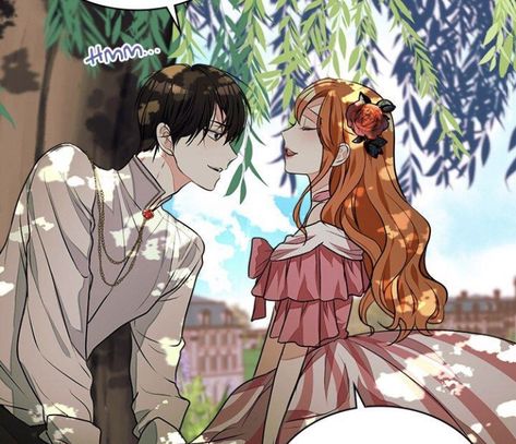 Ginger And The Cursed Prince, The Cursed Prince, Virtues Of The Villainess, Ginger Picture, Manhwa Wallpaper, Anime Witch, Romantic Anime Couples, Manga Cute, Cute Couple Art