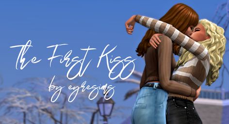 Kissing Poses, Sims 4 Couple Poses, Ts4 Poses, The First Kiss, Sims 4 Tsr, Sims 4 Traits, Sims 4 Cas Mods, Sims 4 Expansions, Tumblr Sims 4