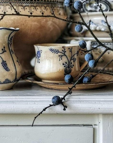 Cups And Saucers, Life Is, Cottage, Tumblr, Blue, Beauty