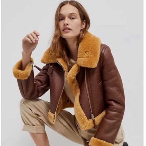 Nwot. Brand New. Perfect Condition. Beautiful Faux Shearling Jacket. So Warm. Can Be Worn Multiple Ways. Size S. Retail: $225 Sherling Jacket, Motto Jacket, Cropped Biker Jacket, Cropped Moto Jacket, Linen Joggers, Faux Shearling Jacket, Anthropologie Jacket, Patchwork Jacket, French Girls