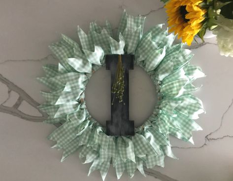 easy ribbon wreath - My French Twist Easy Ribbon Wreath, Crown Braid Wedding, Diy Wreaths Easy, Rag Wreaths, Ribbon Wreath Diy, Easy Wreath, Christmas Bows Diy, Easy Diy Wreaths, Craft Board