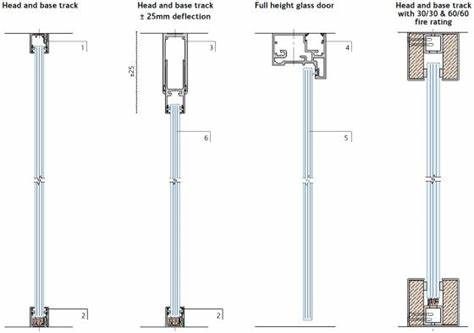 frameless glass wall detail - Google Glass Door Detail Drawing, Door Detail Drawing, Frameless Glass Door, Wall Section Detail, Curtain Wall Detail, Glass Wall Systems, Exterior Door Hardware, Glass Closet Doors, Glass Partition Wall