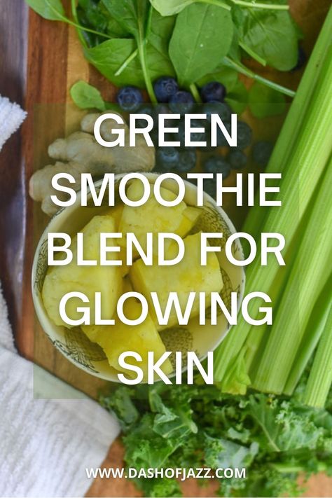 Raw Egg Smoothie, Glowing Skin Drink, Healthy Green Breakfast Smoothies, Smoothie For Glowing Skin, Green Smoothie Prep, Sweet Green Smoothie, Glowing Skin Juice, Green Smoothie Vegan, Green Smoothie Recipes Healthy