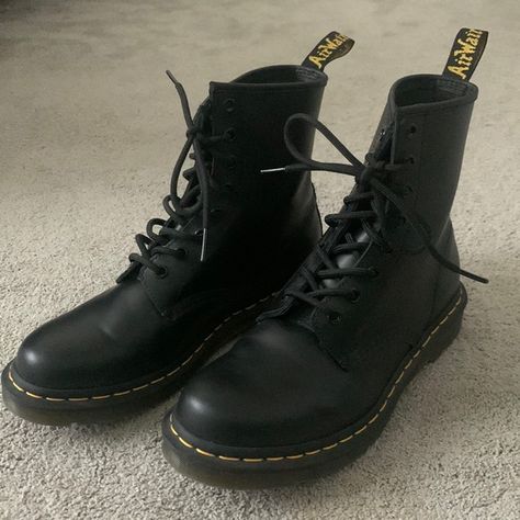 Practically brand new Doc Martens only been worn once or twice size 8 Dr Martens Aesthetic, Doc Martens Aesthetic, Jadon Platform Boots, Doc Martins Boots, Doc Martens Black, Shoes For School, Doc Martens Boots, Dr Martens Black, Boots Uk