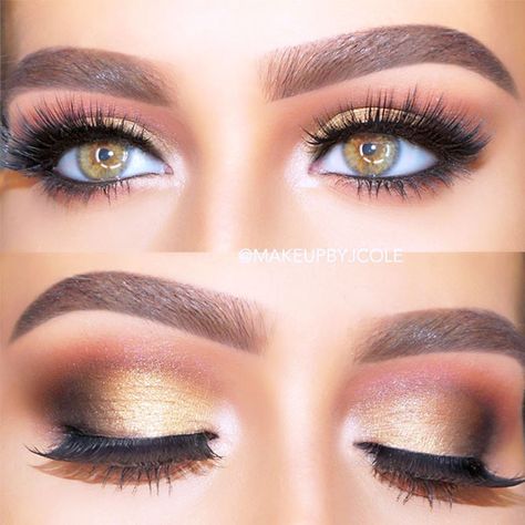 18+ Cool Makeup Looks for Hazel Eyes and a Tutorial for Dessert ★ Top Ideas of the Smokey Makeup for Hazel Eyes picture 4 ★ See more: http://glaminati.com/hazel-eyes/ #makeup #makeuplover # makeupjunkie #makeupideas #hazeleyes #eyesmakeup #makeuptutorial Makeup Looks For Hazel Eyes, Trucco Smokey Eye, Farmasi Makeup, Makeup Cantik, Make Up Designs, Cool Makeup, Hazel Eye Makeup, Pretty Eye Makeup, Makeup Looks For Green Eyes