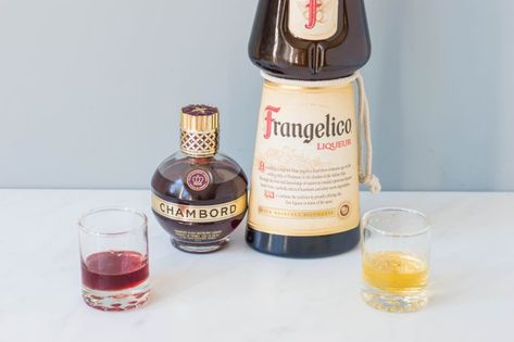 A PB&J for Adults Is Perfect for Your Next Party Peanut Butter And Jelly Shots, Pb And J, Jelly Shots, Raspberry Liqueur, Cocktail Ideas, Colorful Cocktails, Big People, Beverage Center, Peanut Butter And Jelly