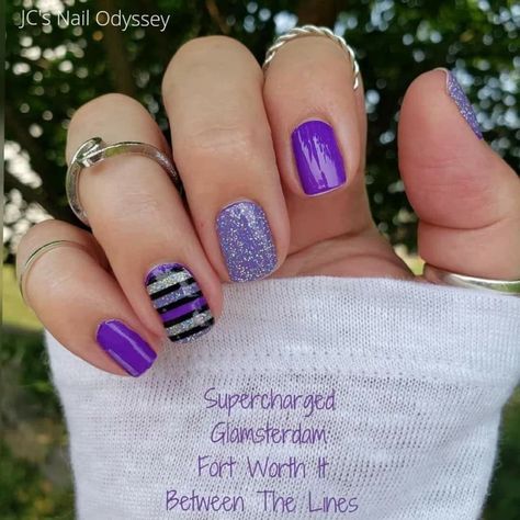 Supercharged, Glamsterdam, Fort Worth It, Between the Lines Color Street Supercharged, Nail Combos, Mani Ideas, Nail Color Combos, Mixed Mani, Polish Ideas, Pretty Nail Designs, Crazy Nails, Nail Envy