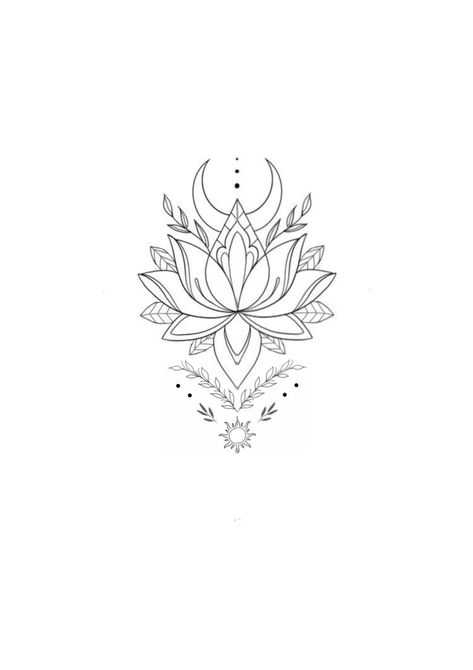 Lotus Flower Tattoo Lower Back, Lotus Tramp Stamp, Empress Tattoo, Ornamental Lotus Tattoo, Tricep Tattoo, Mandala Arm Tattoos, Tricep Tattoos, Lotus Mandala Tattoo, Around Arm Tattoo