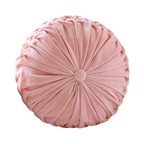 Soft and sensual, velvet is a remarkable thing. We love the vintage look of this round Kristen Accent Pillow, which boasts a gorgeous pink velvet covering accented with a center button and exquisite pl...  Find the Kristen Accent Pillow, as seen in the Pretty & Polished Mid-Century Collection at http://dotandbo.com/collections/pretty-and-polished-mid-century?utm_source=pinterest&utm_medium=organic&db_sku=111553 Feminine Bedding, Circle Pillow, Pillows Pink, Furniture Pink, Textured Throw Pillows, Phrase Quotes, Pink Throw, Round Throw Pillows, Pink Throw Pillows