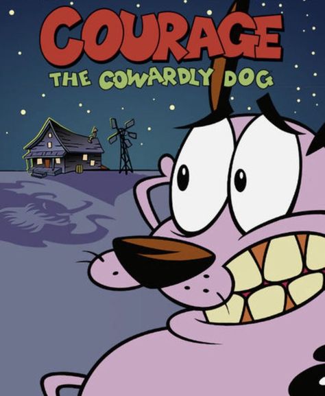 Courage the cowardly dog! (1999-2002) Courage The Cowardly Dog Poster, The Cowardly Dog, Course The Cowardly Dog, The Sweetest Thing Movie, Courage The Cowardly Dog, Cowardly Dog, Dog Cover, Dog Movies, Cool Album Covers