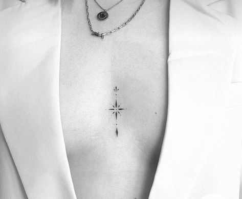 Small Chest Tattoos, Underboob Tattoo, Small Pretty Tattoos, Petite Tattoos, Chest Tattoos For Women, Sternum Tattoo, Discreet Tattoos, Dainty Tattoos, Subtle Tattoos