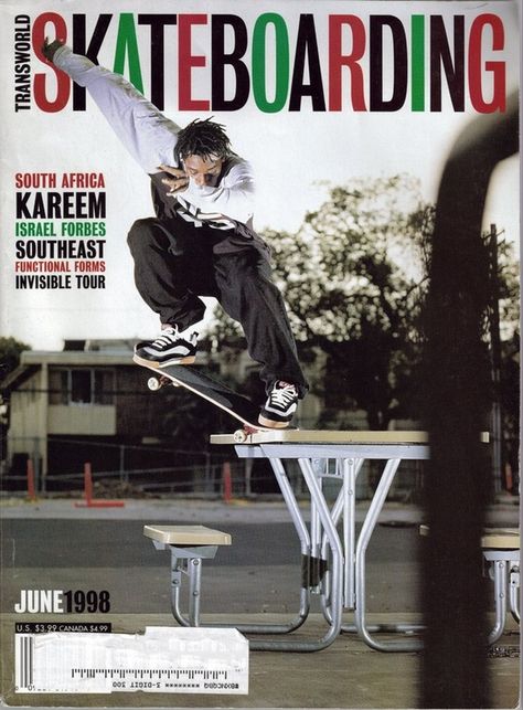 Kareem Campbell, 90s Skateboarding, Tattoo Skate, Skateboarding Magazine, Mike Carroll, Transworld Skateboarding, Skateboard Photos, Skateboard Aesthetic, Skate Photos