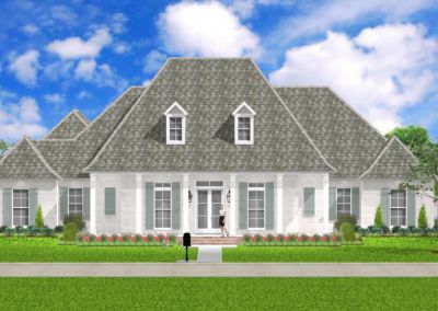 Acadian Symmetrical 2,941-4,614 - Jeff Burns Designs 4 Bedroom Acadian House Plans, Modern Acadian House Plans, Louisiana Style House Plans, Acadian Style Homes Louisiana, Symmetrical House Plans, Louisiana House Plans, Acadian Cottage, Acadian Style Homes, Acadian Homes